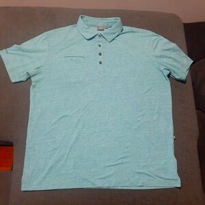 Ping Sensorcool Golf Polo Shirt Mens L Light Blue
